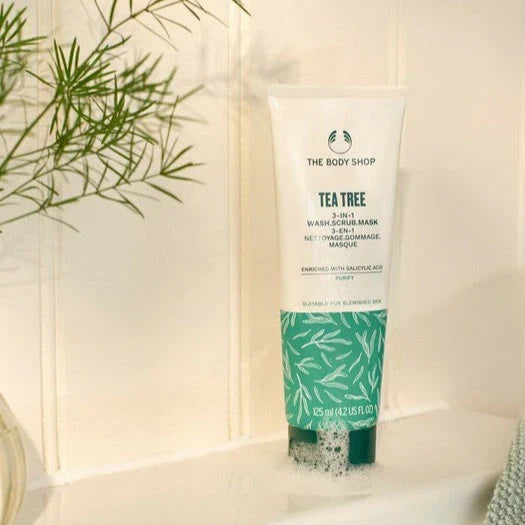 Detergente, Esfoliante e Maschera Tea Tree 